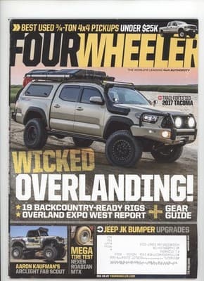 Fourwheeler November 2018 Overlanding Tacoma Truck Magazine - Image 1