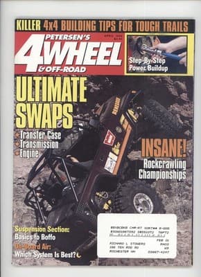 Petersen's 4 Wheel April 1999 Killer 4x4 Building Tips Magazine - Image 1