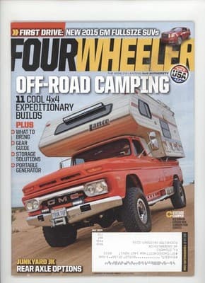Four Wheeler July 2014 Off-Road Camping & New GMC SUVs Magazine - Image 1