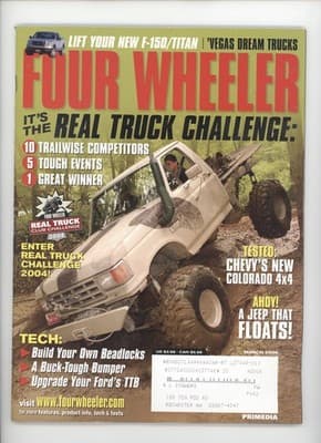 Four Wheeler March 2004 Real Truck Challenge Colorado 4x4 Magazine - Image 1