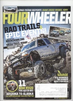 Four Wheeler August 2020 Ram 1500 Rebel 4x4 Magazine - Image 1