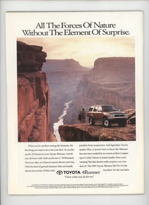 Petersen's 4-Wheel & Off-Road January 1994 Buyer's Guide Magazine - Thumbnail 2
