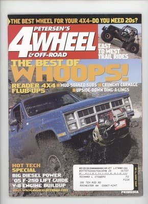 Petersen's 4-Wheel & Off-Road April 2005 Best Wheel 4x4 Magazine - Image 1