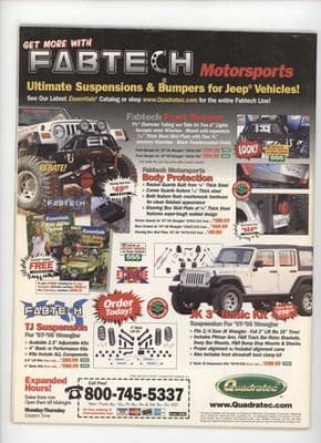Jeep Action Standard Issue 9 Suspension Special Off-Road Magazine - Thumbnail 2