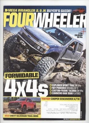 Fourwheeler January 2019 Mega Wrangler Buyer's Guide Magazine - Image 1