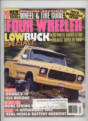 Four Wheeler July 1996 Lowbuck Special Cheap Tricks Magazine - Image 1
