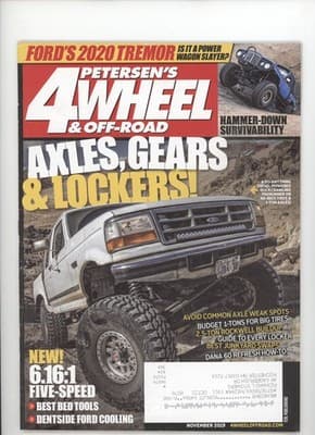 Petersen's 4-Wheel & Off-Road November 2019 Axles Gears Magazine - Image 1