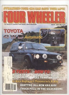 Four Wheeler June 1980 Toyota 4WD Automatic Truck Magazine - Image 1
