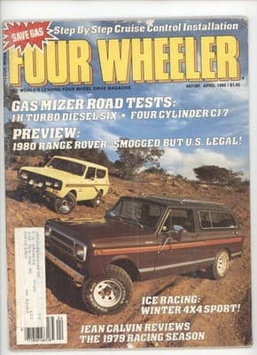 Four Wheeler April 1980 Cruise Control Installation Magazine - Image 1