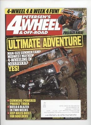 Petersen's 4Wheel & Off-Road Nov 2014 Ultimate Adventure Magazine - Image 1