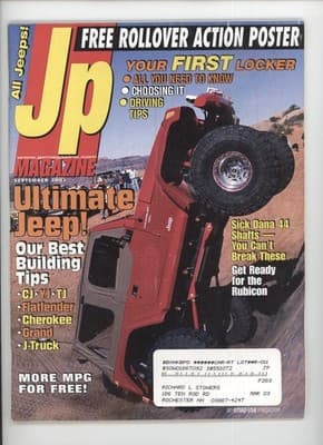 JP Magazine September 2001 Ultimate Jeep Building Tips Magazine - Image 1