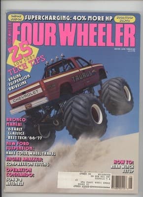 Four Wheeler June 1988 Supercharging 40% More HP Tech Tips Magazine - Image 1