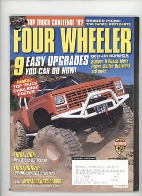 Four Wheeler November 2002 Top Truck Challenge 4x4 Magazine - Image 1