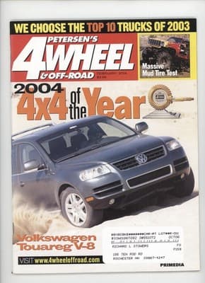 Petersen's 4Wheel & Off-Road February 2004 4x4 of the Year Magazine - Image 1