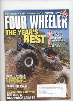 Four Wheeler December 2008 Top Truck Challenge Off-Road Magazine - Image 1
