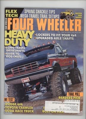 Four Wheeler July 1997 Flex Tech Jeep Safari Magazine - Image 1