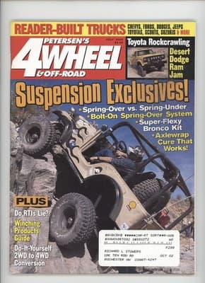 Petersen's 4-Wheel & Off-Road July 2000 Suspension Exclusives Magazine - Image 1