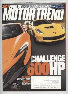 Motor Trend April 2015 Ford GT Legend Returns Magazine - Image 1