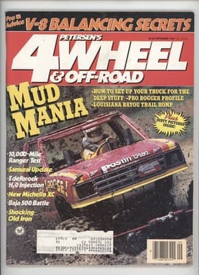 4 Wheel & Off-Road September 1987 Mud Mania Magazine - Image 1