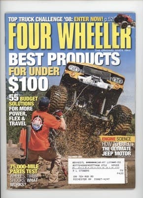 Four Wheeler December 2007 Best Products Under $100 Magazine - Image 1