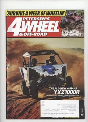 Petersen's 4-Wheel & Off-Road December 2015 Yamaha YXZ1000R Magazine - Image 1