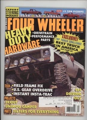 Four Wheeler October 1996 Heavy Duty Hardware Magazine - Image 1