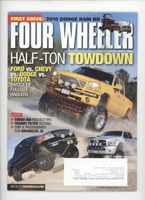 Four Wheeler February 2010 Dodge Ram HD Fullsize Haulers Magazine - Image 1