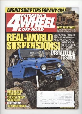 4 Wheel & Off-Road May 2013 Engine Swap Tips Toyota Jeep Magazine - Image 1
