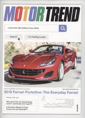 Motor Trend May 2018 Ferrari Portofino Car Magazine - Image 1