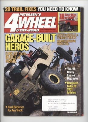 Petersen's 4-Wheel & Off-Road December 2001 Garage-Built Heroes Magazine - Image 1