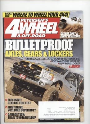 Petersen's 4-Wheel & Off-Road July 2010 Bulletproof Axles Magazine - Image 1
