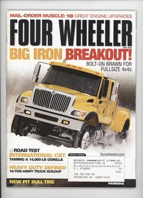 Four Wheeler May 2005 International CXT Truck Engine Upgrades Magazine - Image 1