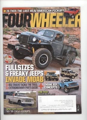 Four Wheeler September 2015 Dodge Power Wagon Jeep 4x4 Magazine - Image 1