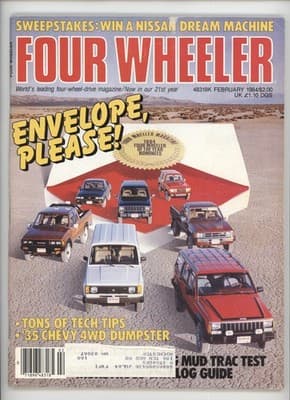 Four Wheeler February 1984 Nissan Dream Machine 4x4 Magazine - Image 1