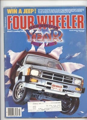 Four Wheeler March 1985 Win A Jeep Toyota Truck Magazine - Image 1