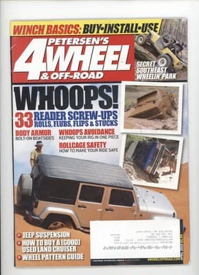 Petersen's 4-Wheel & Off-Road April 2010 Jeep Wrangler Winch Basics Magazine - Image 1