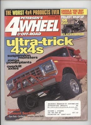 Petersen's 4-Wheel & Off-Road October 2000 Worst 4x4 Products Magazine - Image 1