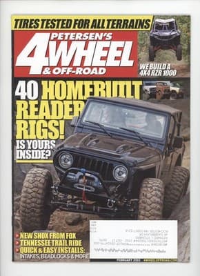 Petersen's 4Wheel & Off-Road February 2015 Tires Tested Magazine - Image 1