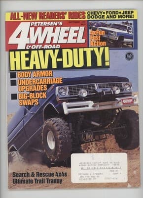 Petersen's 4 Wheel & Off-Road September 1995 Heavy-Duty Upgrades Magazine - Image 1