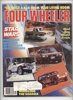 Four Wheeler February 1985 Build a 4x4 Star Wars Magazine - Image 1