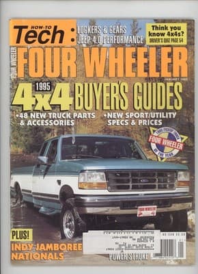 Four Wheeler January 1995 4x4 Buyers Guide F-150 Truck Magazine - Image 1