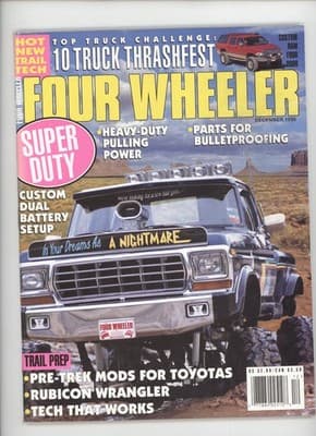 Four Wheeler December 1995 Top Truck Challenge Ram Toyota Wrangler - Image 1