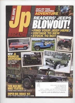 Jp Magazine July 2019 Jeep Wrangler Suspension Magazine - Image 1