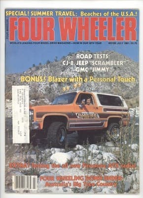 Four Wheeler July 1981 Jeep Scrambler GMC Jimmy Magazine - Image 1