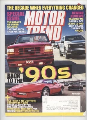 Motor Trend July 2023 Back to The '90s Special Issue Magazine - Image 1