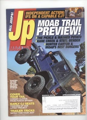 JP Magazine March 2019 Moab Trail Jeep CJ Cover Magazine - Image 1
