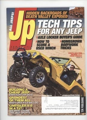 Jp Magazine July 2018 Hidden Backroads Death Valley Jeep - Image 1