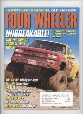 Four Wheeler June 2001 4WD Bargains Unbreakable Truck Magazine - Image 1