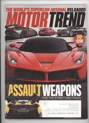 Motor Trend May 2013 World's Supercar Arsenal Magazine - Image 1