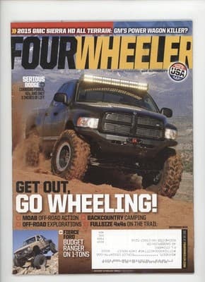 Four Wheeler September 2014 GMC Sierra HD All Terrain Magazine - Image 1